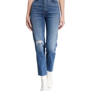Re/Done Ultra High Rise Fit Skinny Leg